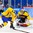 GANGNEUNG, SOUTH KOREA - FEBRUARY 21: Sweden's Erik Gustafsson #29 gets a shot off on Germany's Danny Aus Den Birken #33 during quarterfinal round action at the PyeongChang 2018 Olympic Winter Games. (Photo by Matt Zambonin/HHOF-IIHF Images)

